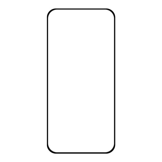 Protective Glass Blackview A200 Pro – MQERYBV, black, 9H