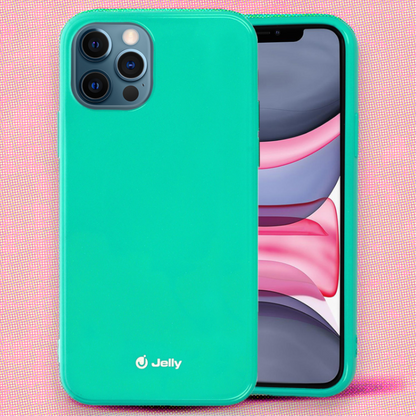 Silikonski ovitek "Jelly" za iPhone 14 – Svetlo zelena / TPU silikon