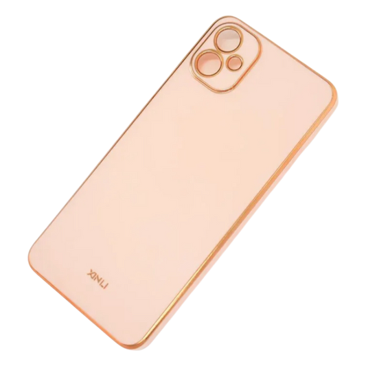 Ovitek za telefon "Gold frame" Samsung Galaxy A05 – Infostyle – Roza