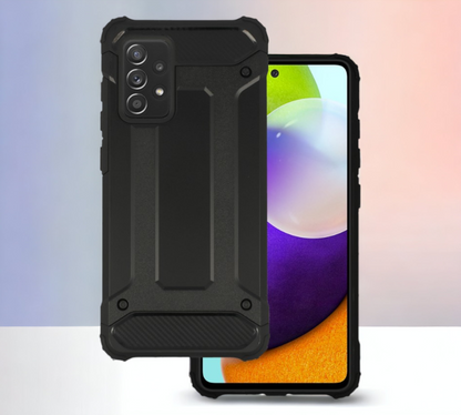 Silikonski ovitek "armor carbon" za Samsung Galaxy A33 5G - Črna – Infostyle – Črna / PC + TPU silikon