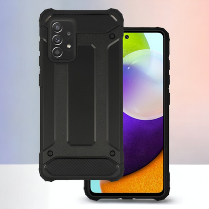 Silikonski ovitek "armor carbon" za Samsung Galaxy A53 - Črna – Infostyle – Črna / PC + TPU silikon