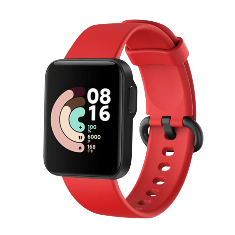 Silikonski pašček Xiaomi Mi Watch Lite, rdeča – Infostyle – Rdeča