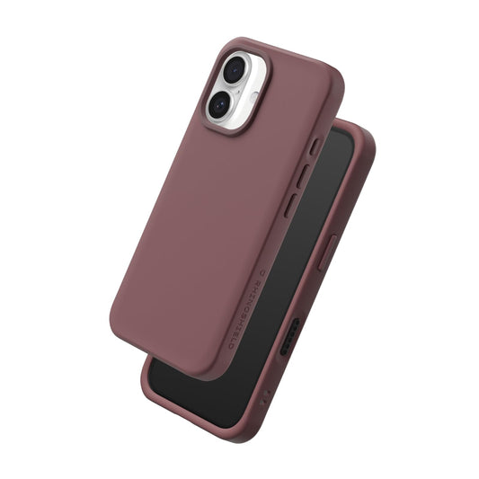 Ovitek RhinoShield SolidX iPhone 16 tm.roza, odporen proti udarcem in praskam z modnim dizajnom