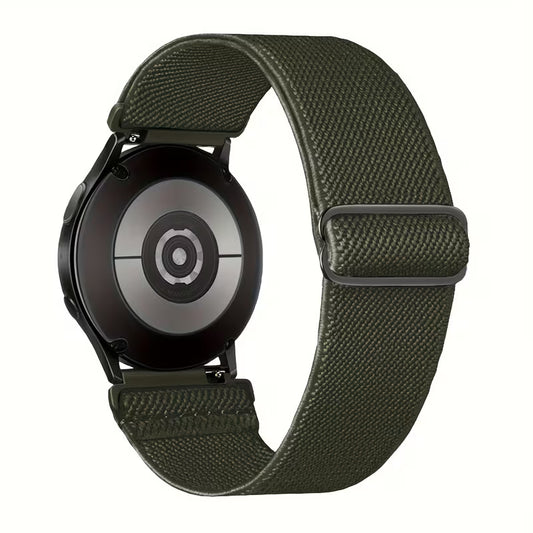 GBPOOT 22mm Nylon Smartwatch Strap (Huawei GT/GT2, Samsung Gear S3, Galaxy Watch 46mm) - Dark Green