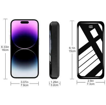 Bextoo Power Bank 27000 mAh z LCD zaslonom