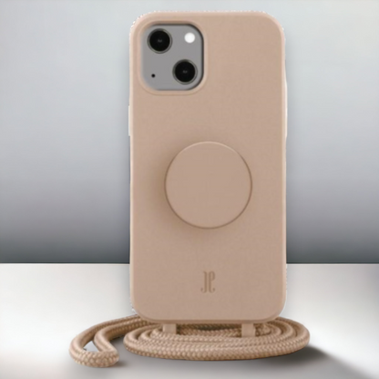 Silikonski ovitek "Just Elegance" za iPhone 14 Plus – Svetlo roza / TPU silikon