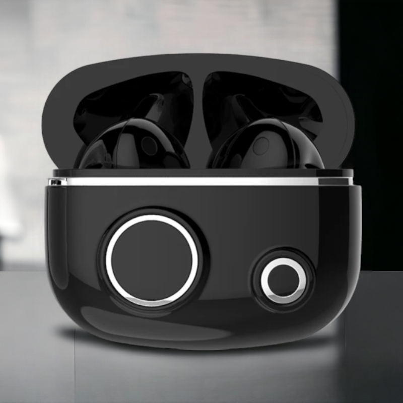 Brezžične slušalke "SMS-J10" s prikazom nivoja baterije – Somostel – Zelena