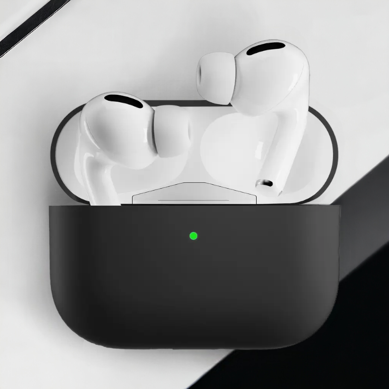 Silikonski ovitek za slušalke AirPods Pro 2 – Beline – Bela