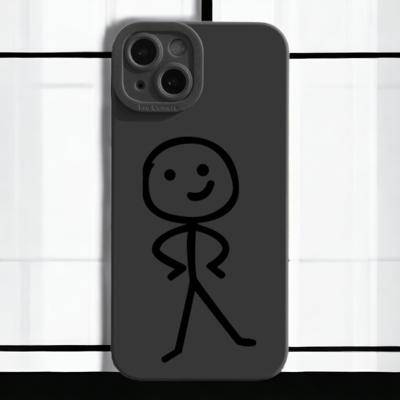 Silikonski ovitek "Funny Middle Finger" za iPhone 14 Plus – Infostyle