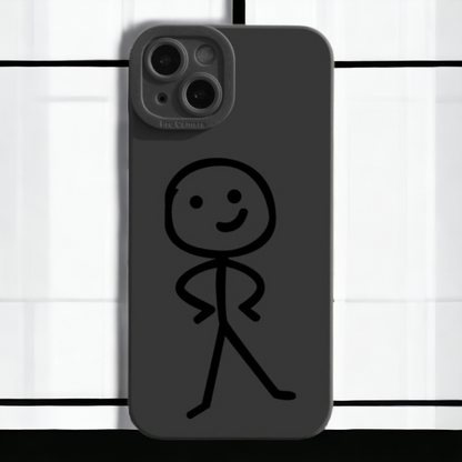 Silikonski ovitek "Funny Middle Finger" za iPhone 14 Plus – Infostyle