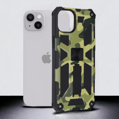 Ovitek "Blazor Military" za iPhone 14 Plus – Infostyle – Zelena / PC + TPU silikon