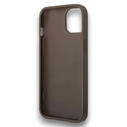 Ovitek Guess "brown stripe" za iPhone 14 Plus/ 15 Plus (GUHCP14MG4GLBR)