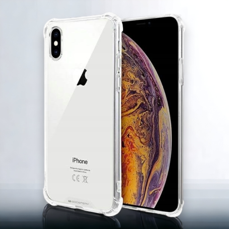 Silikonski ovitek "Bulletproof" za Huawei P50 – Mercury – Prozorna / TPU silikon