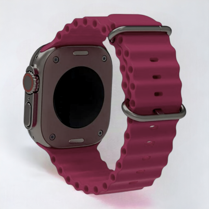 Silikonski pašček Techsuit za Apple Watch 38/40/41mm – Temno zelena