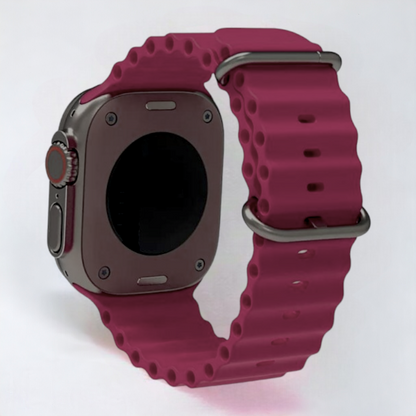 Silikonski pašček Techsuit za Apple Watch 38/40/41mm – Temno zelena