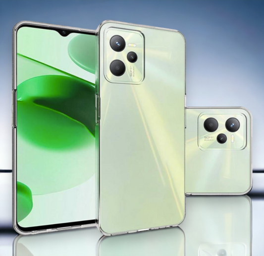 Silikonski ovitek za Realme C35 (2mm) - Prozorna – Infostyle – Prozorna / Silikon