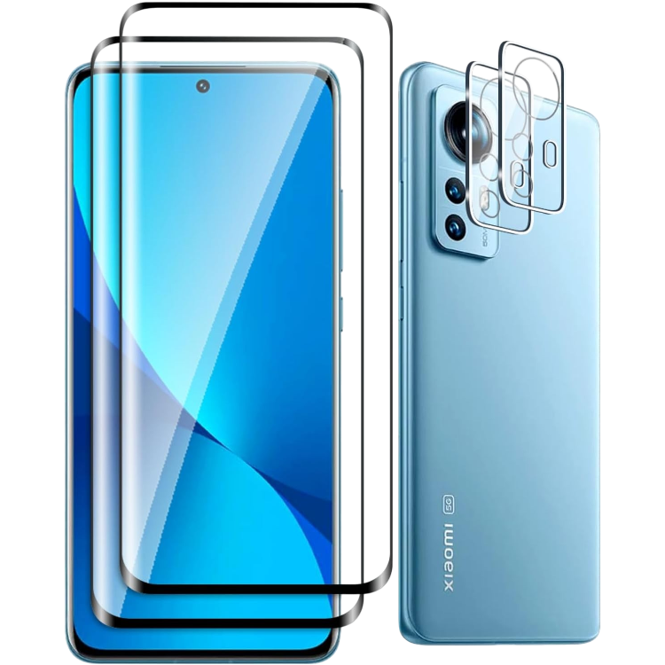 Zaščita zaslona za telefon "Carantee" Xiaomi 12/12X z zaščito kamere 2+2
