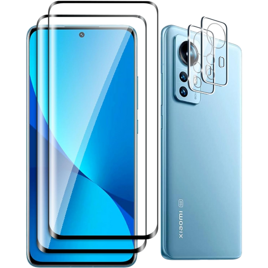 Zaščita zaslona za telefon "Carantee" Xiaomi 12/12X z zaščito kamere 2+2