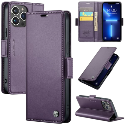 Preklopna torbica za iPhone 13 Pro Max, vijolična – Infostyle – Vijolična