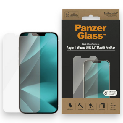 Zaščitno steklo "Classic Fit" za iPhone 13 Pro Max – PanzerGlass