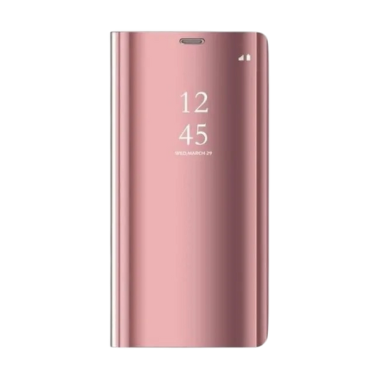 Clear View ovitek za Samsung Galaxy S23 FE roza zaščitni etui