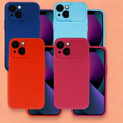 Silikonski ovitek "Camshield Soft" za Samsung Galaxy S23 Ultra – Infostyle – Svetlo modra / TPU silikon