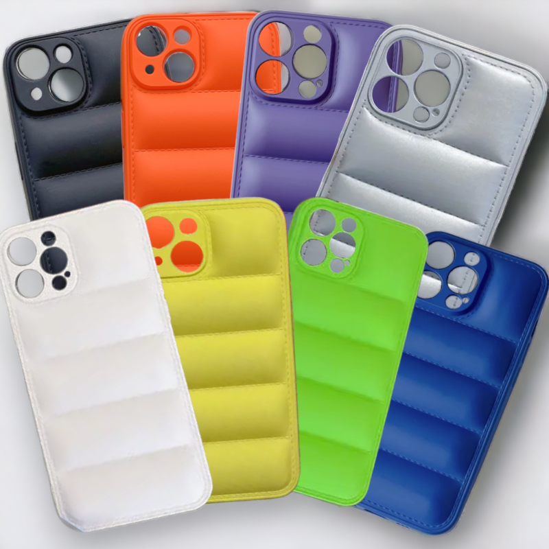 Silikonski ovitek "Waves" za iPhone 14 Pro Max – Infostyle – Bela / TPU silikon