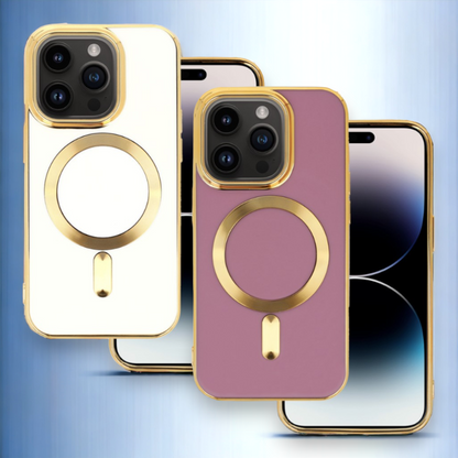 Ovitek "Beauty MagSafe" za iPhone 14 Pro s tehnologijo MagSafe – Infostyle – Bela / TPU silikon
