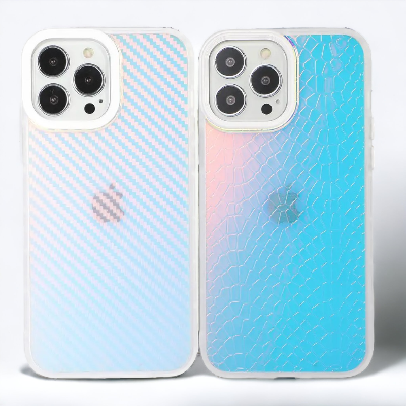 Silikonski ovitek "Holo" za iPhone 11 Pro Max/XS Max - Bela – Infostyle – Bela / Stil 1 / TPU silikon