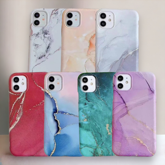 Silikonski ovitek "Marble" za iPhone 11 Pro Max/XS Max – Infostyle – Siva / TPU silikon