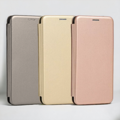 Preklopna torbica "Magnetic" za Google Pixel Pro 7 – Beline – Srebrna / Ekološko usnje + TPU silikon