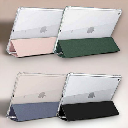 Preklopna torbica "Clear" za tablični računalnik Apple iPad Air 10.9'' 4/5/6, iPad Pro 11 (2018) – Mercury – Temno zelen