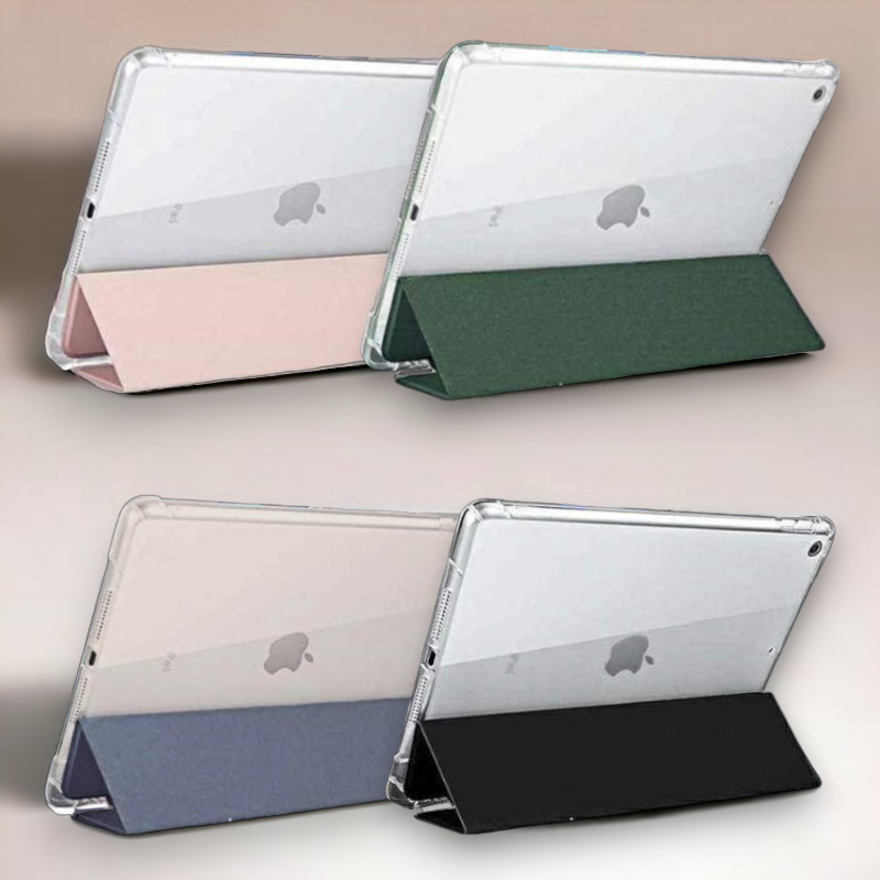 Preklopna torbica "Clear" za tablični računalnik Apple iPad Pro 11 2020/2021 – Mercury – Temno zelena / TPU silikon + mi
