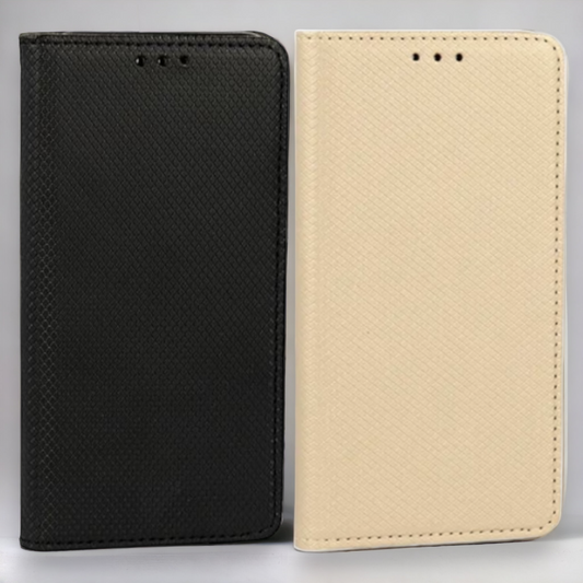 Preklopna torbica ''magnet'' za Xiaomi 12 Pro – Infostyle – Črna / Ekološko usnje + TPU silikon