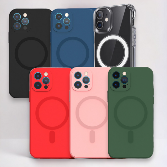 Silikonski ovitek "Protect MagSilicone" za iPhone 14 Pro s tehnologijo MagSafe – Tel Protect – Črna / Silikon