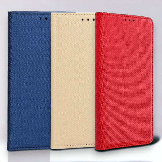 Preklopna torbica "magnet" za Samsung Galaxy S24 Ultra – Infostyle – Temno modra / Ekološko usnje + TPU silikon