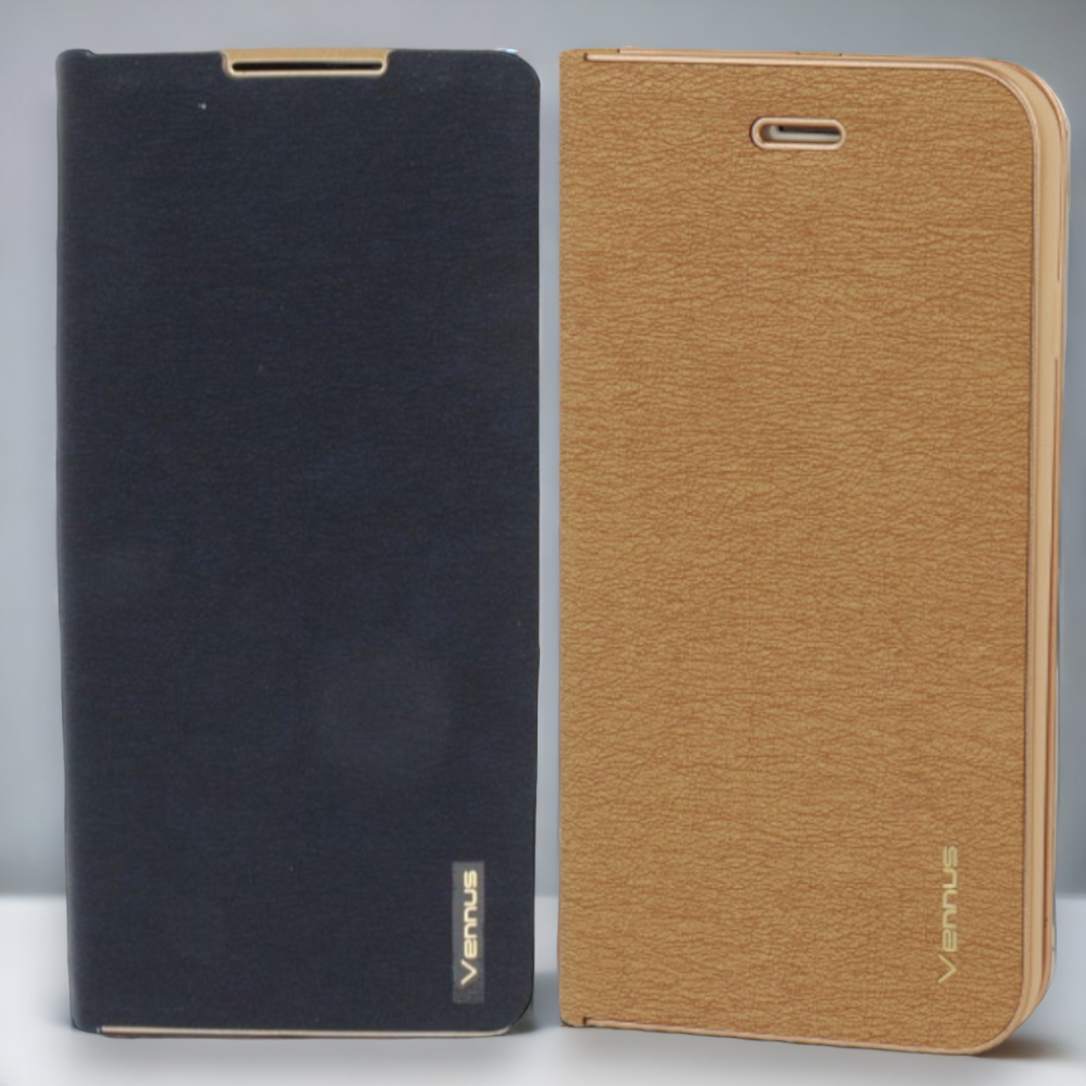 Preklopna torbica "Vennus - chic" za Xiaomi Mi 11 Lite 4G/5G – Temno modra / Ekološko usnje + TPU silikon