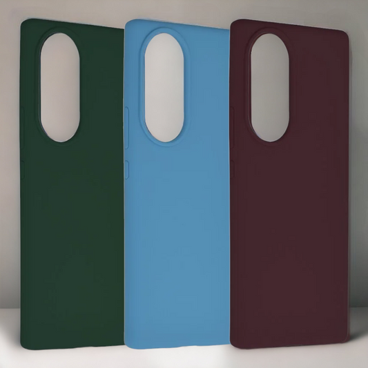 Silikonski ovitek "Soft Edge" za Honor 70 – Techsuit – Svetlo modra / TPU silikon
