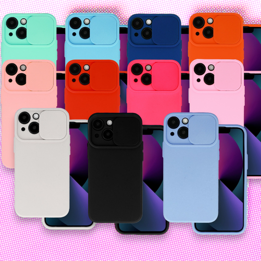 Silikonski ovitek "Camshield Soft" za iPhone 14 Pro – Infostyle – Zelena / TPU silikon