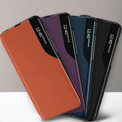 Pametna preklopna torbica za Xiaomi 12T Pro – Infostyle – Črna / Ekološko usnje + PC