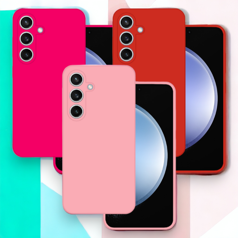 Silikonski ovitek "Premium" za Samsung Galaxy A15 – Tel Protect – Živo roza / Silikon