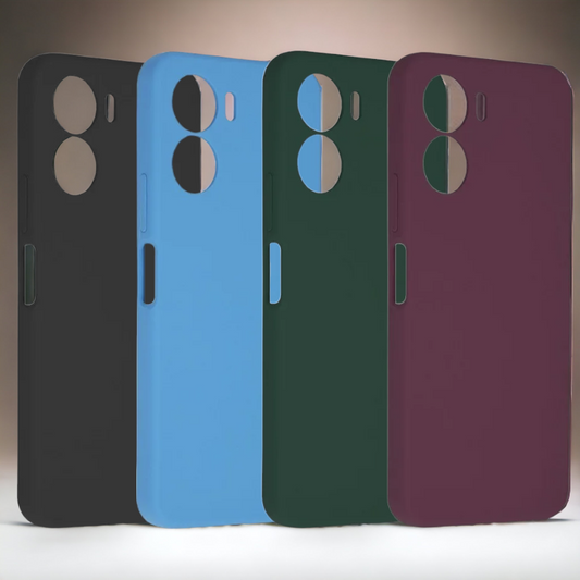 Silikonski ovitek "Soft Edge" za Vivo Y16 – Techsuit – Svetlo modra / TPU silikon