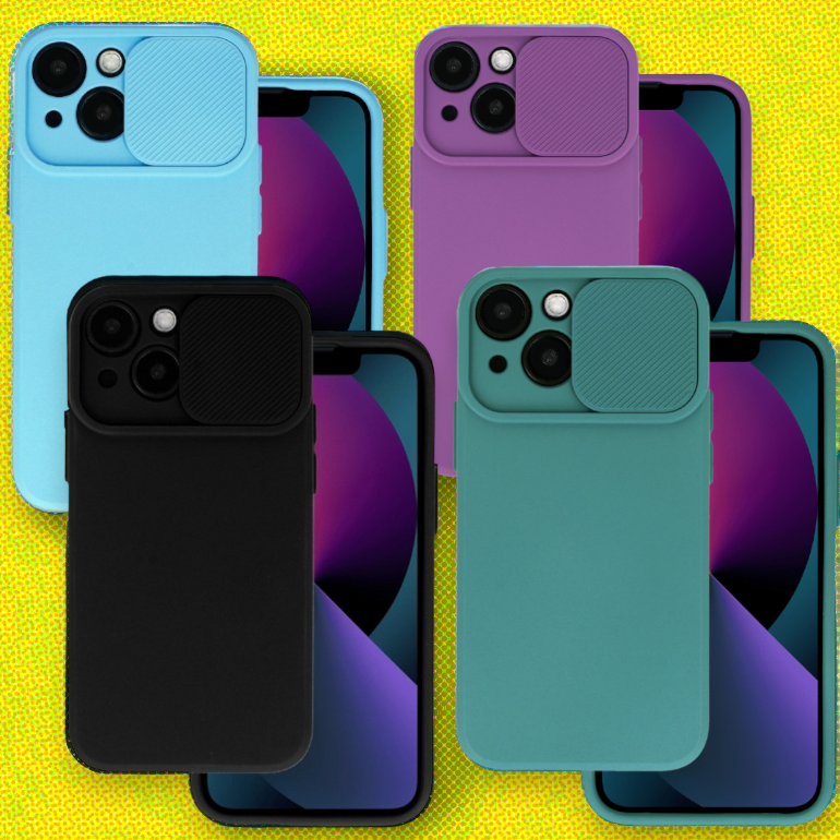 Silikonski ovitek "Camshield Soft" za Realme 9 5G / 9 Pro – Infostyle – Svetlo modra / TPU silikon
