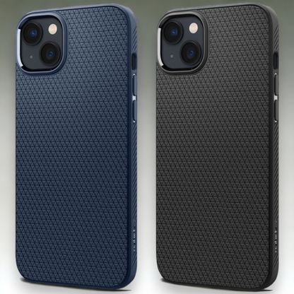 Ovitek Spigen "Liquid Air" za iPhone 14 – Temno modra / TPU silikon