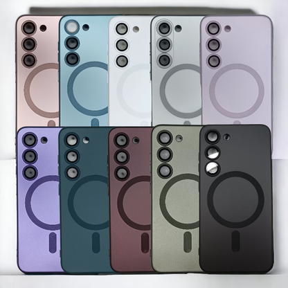 Silikonski ovitek "ColorMag" s tehnologijo MagSafe za Samsung Galaxy S22 Plus – Infostyle – Svetlo roza / TPU silikon