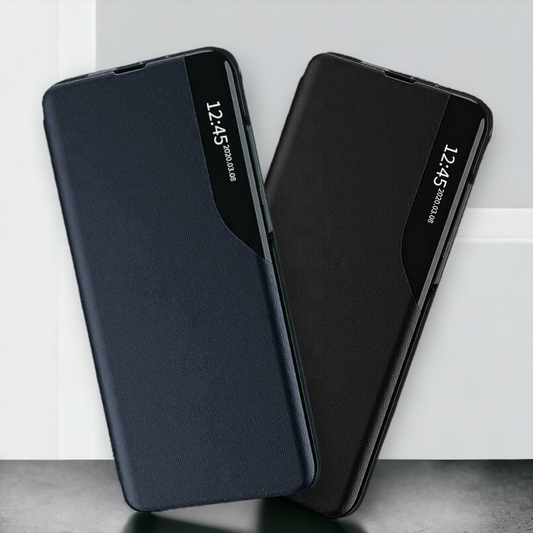 Pametna preklopna torbica za Xiaomi Redmi 9T – Infostyle – Črna / Ekološko usnje + PC
