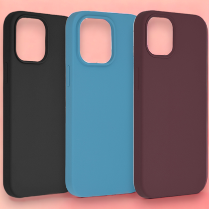 Silikonski ovitek "Soft Edge" za iPhone 14 Plus – Techsuit – Črna / Silikon
