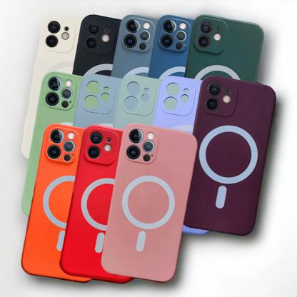 Silikonski ovitek "MagColor" s tehnologijo MagSafe za iPhone 13