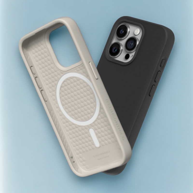 Ovitek "SolidSuit Magsafe" za iPhone 15 Pro – RhinoShield – Črna / TPU silikon