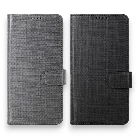Preklopna torbica "Foluu Premium" za Xiaomi 13 Pro 5G 2023 – Siva / Ekološko usnje + TPU silikon